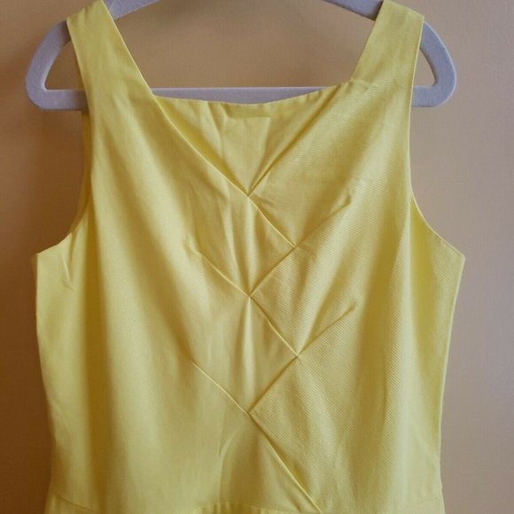 JACADI SIZE 10 - YELLOW SKATER DRESS - Picture 2 of 5
